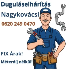 Duguláselhárítás Nagykovácsi gyors kiszállással