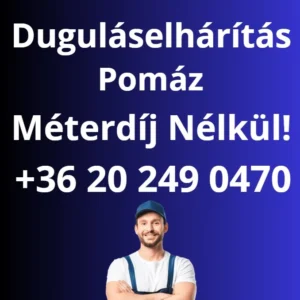 Duguláselhárítás Pomáz területén gyors kiszállással és fix áron