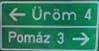 Iránytábla Üröm és Pomáz felé – duguláselhárítás a környéken