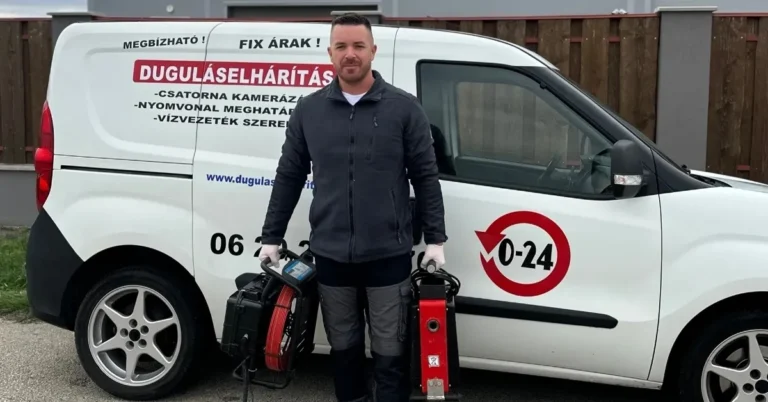 Batuska Csaba, duguláselhárítás Alsónémedi területén – Drain Expert Kft.