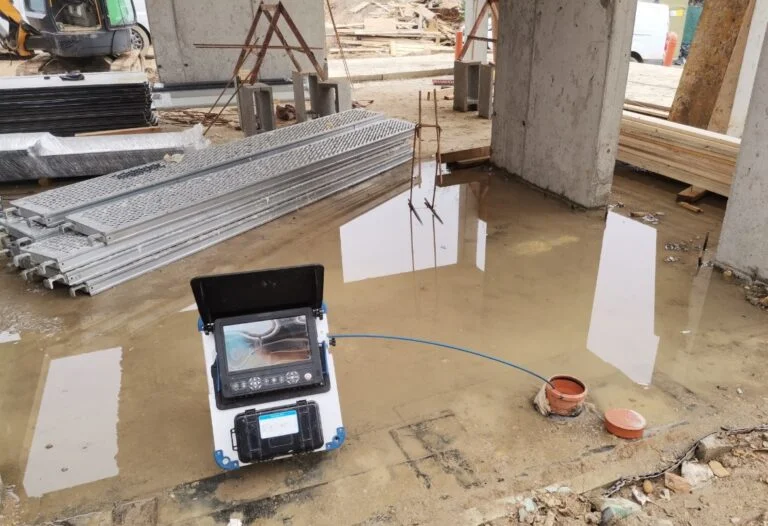 Jeladós csatorna kamerázás – lokátoros bemérés nyomvonallal és mélységadattal