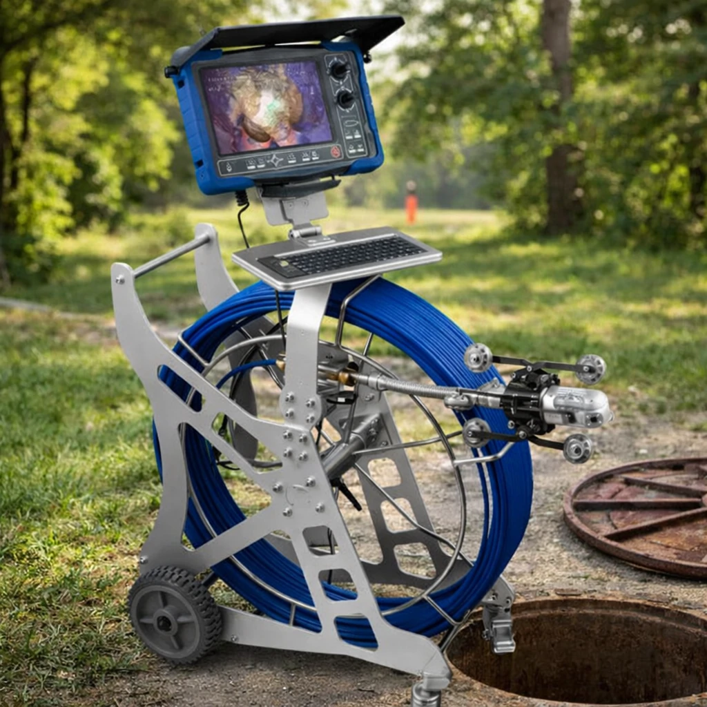 Csatorna kamerázás Full HD csőkamerával – hibapont bemérés és videó dokumentáció