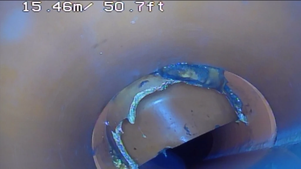 Csatornatörés feltárása kamerás csatornavizsgálat során – Drain Expert Kft
