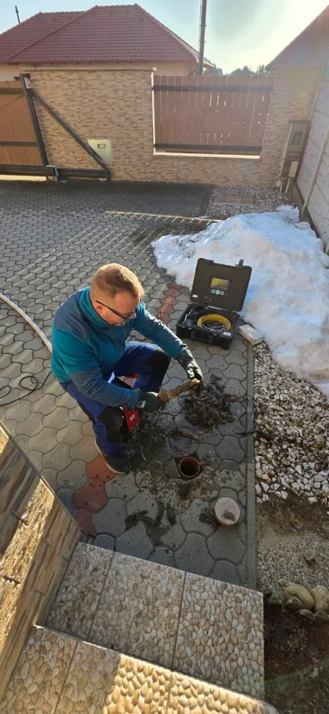 Kültéri alapvezeték duguláselhárítása Dunakeszin